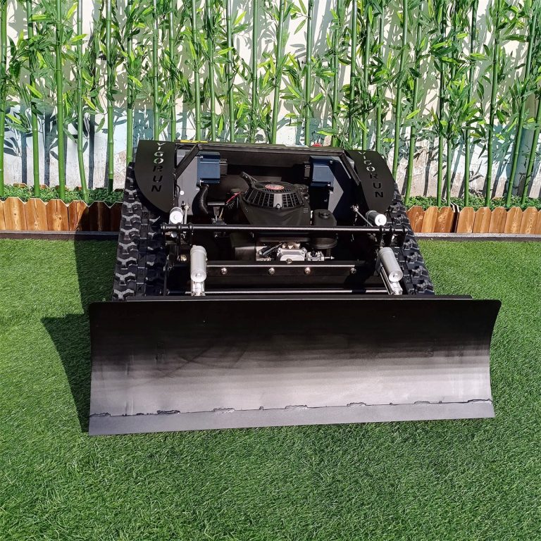 strong power petrol engine 360 degree rotation remote control slope cutting grass machine for sale
