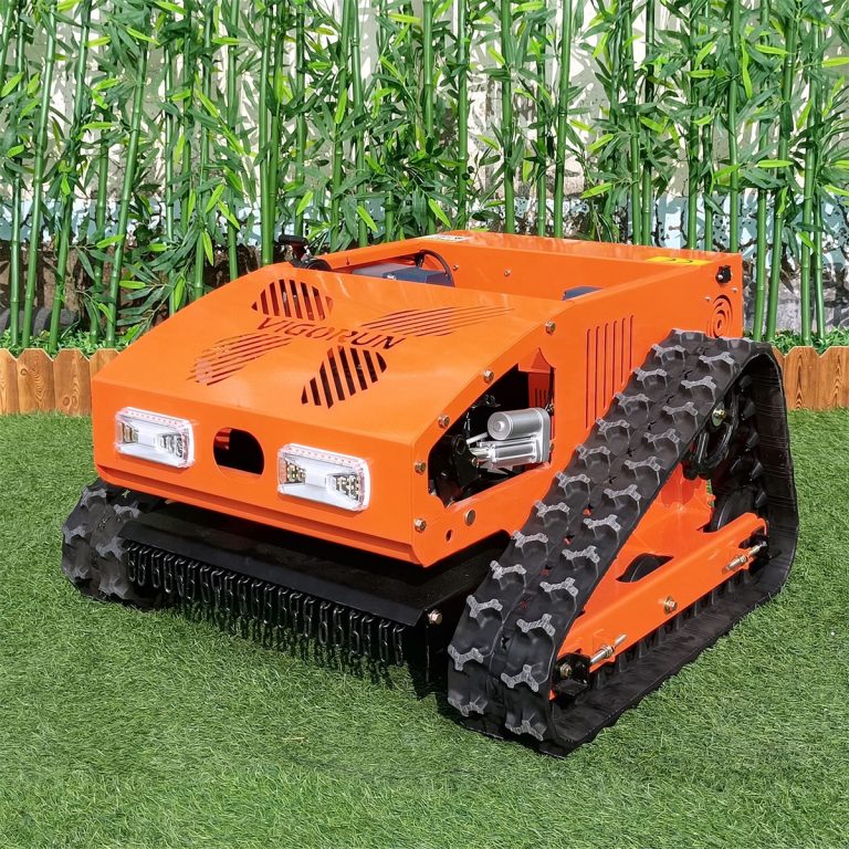 remote controlled caterpillar tall reed grass crusher made in China