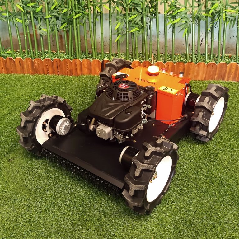 Best price cordless track slope embankments flail mower