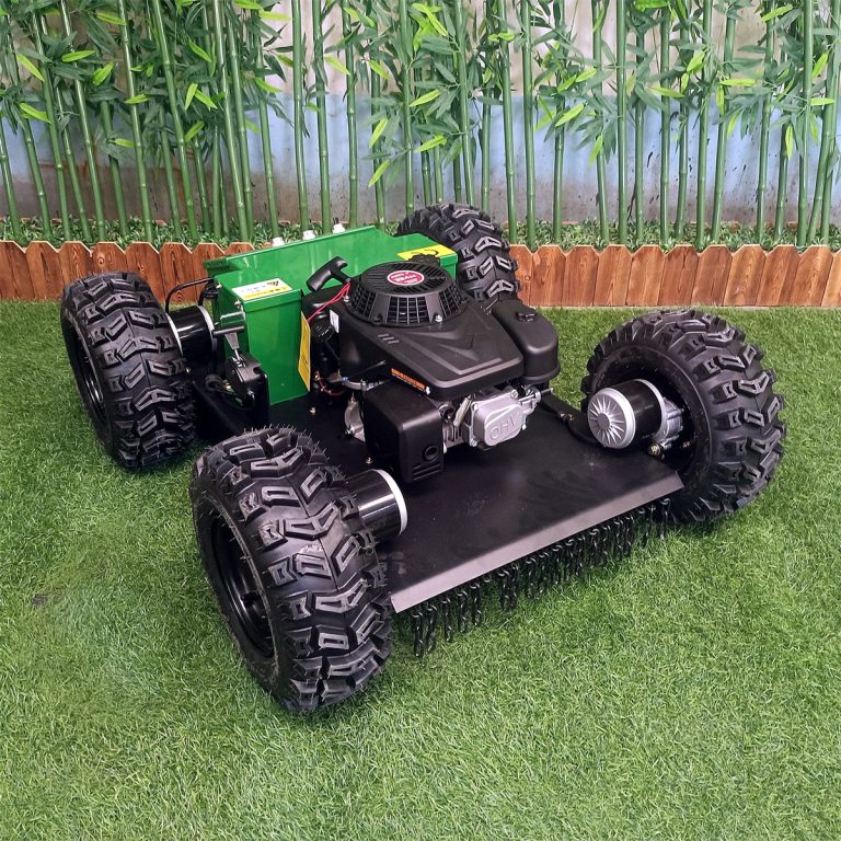 radio controlled rubber track weed mower best China manufacturers
